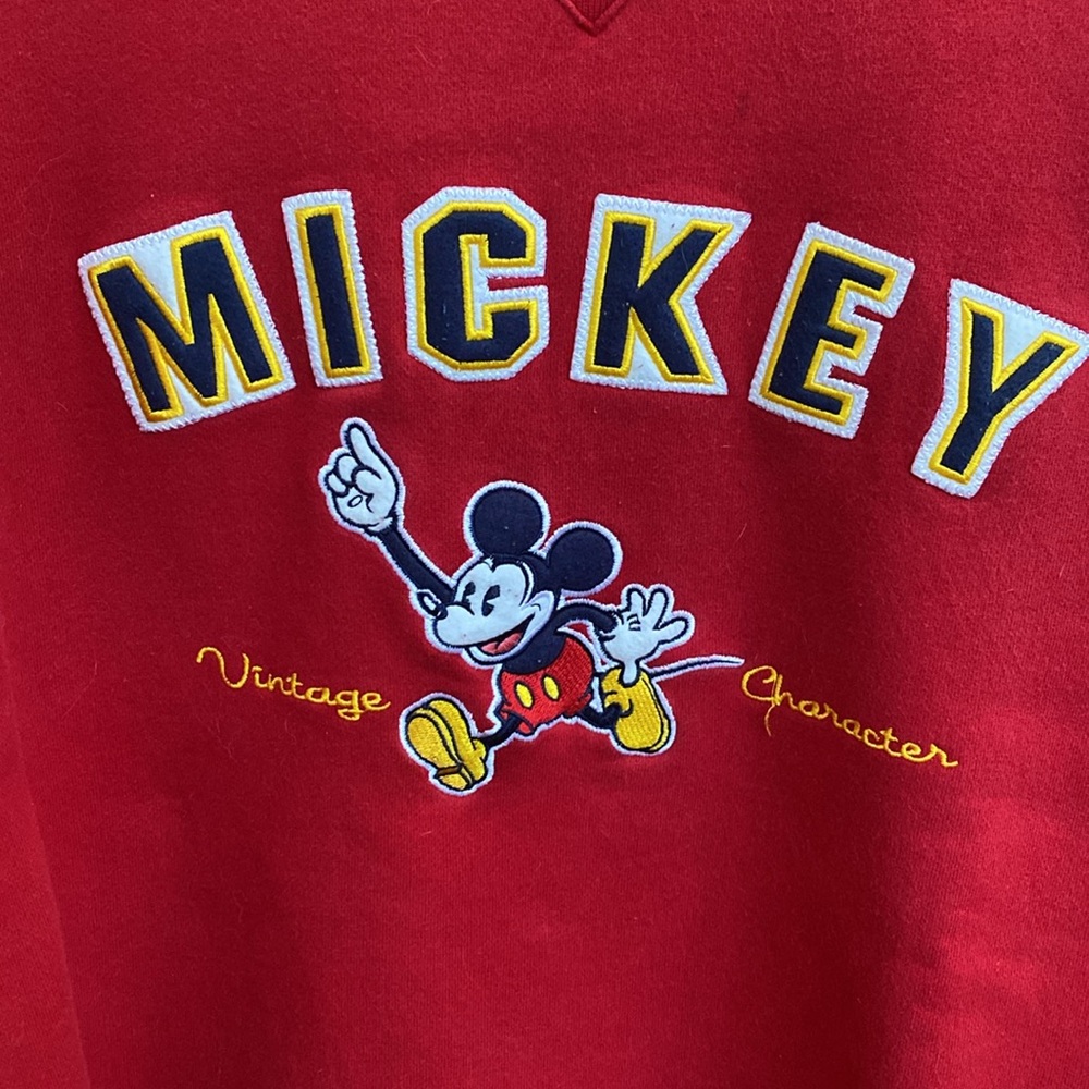 Mickey Mouse Red Sweatshirt - Picture 5 of 8